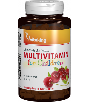 Multivitamina cu minerale pentru copii - 90 comprimate masticabile