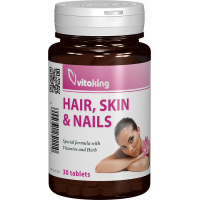 Supliment natural pentru par, piele si unghii - 30 comprimate