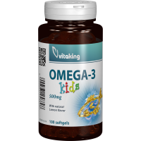 Omega 3 natural pentru copii  - 100 capsule gelatinoase