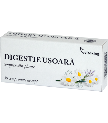 Digestie usoara - 30 comprimate de supt