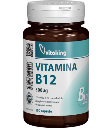 Vitamina B12 (cianocobalamina) 500 mcg - 100 capsule