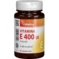 Vitamina E naturala 400 UI - 60 capsule gelatinoase