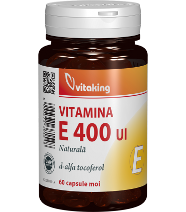 Vitamina E naturala 400 UI - 60 capsule gelatinoase