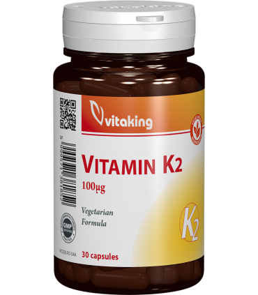 Vitamina K2 naturala 100μg - 30 capsule vegetale