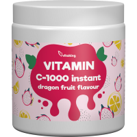 Pulbere instant de vitamina C cu bioflavonoide din citrice cu aromă de fructul dragonului - 400 g