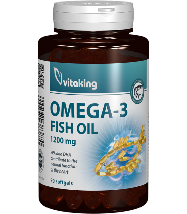 Omega 3 Forte - ulei de peste natural 1200mg - 90 capsule