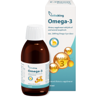 Omega 3 - ulei de peste cu gust de lamaie cu tocoferoli naturali 2500mg - 150 ml