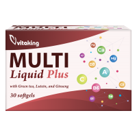 Multivitamin Lichid cu minerale, Ginseng  si Luteina - 30 capsule gelatinoase