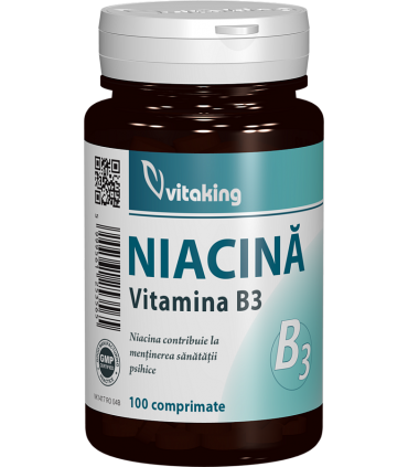 Vitamina B3 (niacina) 100mg - 100 comprimate