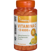 Vitamina C + D cu bioflavonoide - 90 comprimate