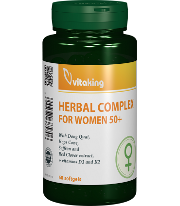 Complex Herbal pentru femei 50+ - 60 capsule moi