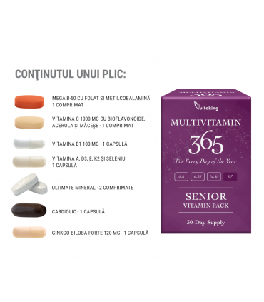 Pachet cu doze zilnice Multi Senior- 30 plicuri
