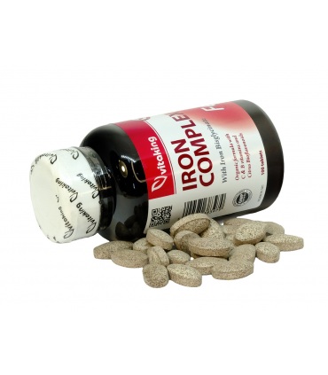 Fier cu vitaminele B si C - 100 comprimate