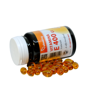 Vitamina E naturala 400 UI - 60 capsule gelatinoase