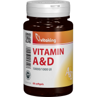 Vitamina A si D (10.000/ 1.000 UI)  - 60 capsule gelatinoase