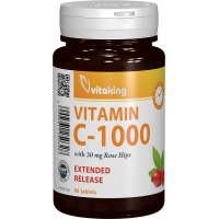 Vitamina C 1000 mg cu absorbtie prelungita - 60 comprimate