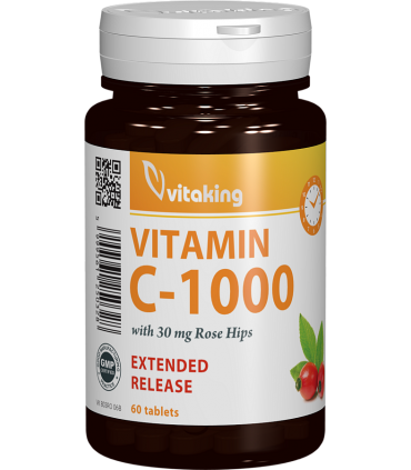 Vitamina C 1000 mg cu absorbtie prelungita - 60 comprimate