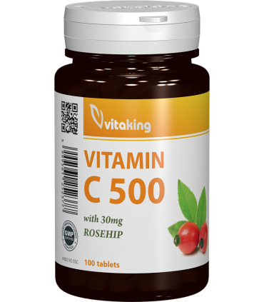 Vitamina C 500 mg cu Macese - 100  comprimate