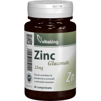 Gluconat de zinc 25 mg - 90 comprimate