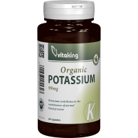 Potasiu organic 99mg - 60 capsule