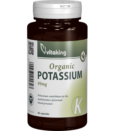 Potasiu organic 99mg - 60 capsule