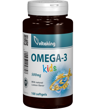 Omega 3 natural pentru copii  - 100 capsule gelatinoase
