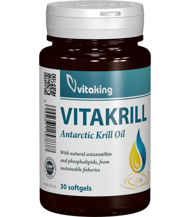 Ulei VitaKrill 500 mg - 30 capsule gelatinoase