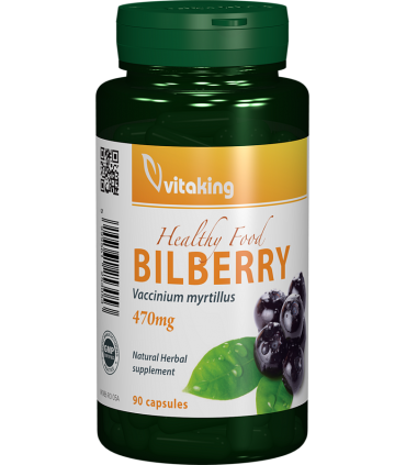 Extract de Afin negru 470mg (Bilberry) - 90 capsule