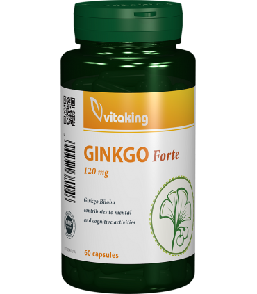 Ginkgo Biloba Forte 120 mg cu absorbtie indelungata - 60 capsule