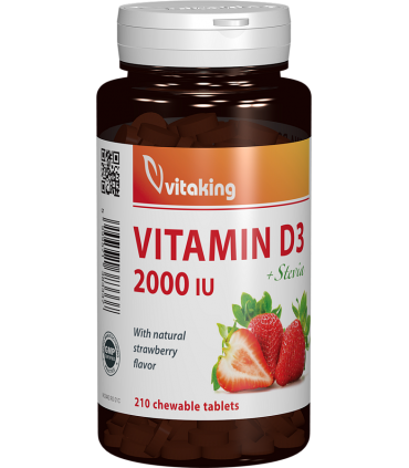 Vitamina D 2000UI masticabila - 210 comprimate