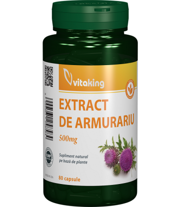 Extract de Armurariu (Silimarina) 500mg - 80 capsule
