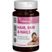 Supliment natural pentru par, piele si unghii - 30 comprimate