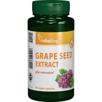 Extract din samburi de struguri cu resveratrol - 90 capsule vegetale