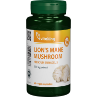 Ciupercă Coama Leului (Lion's Mane) 500 mg - 60 capsule vegetale