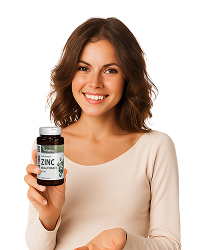 Bisglicinat de zinc 25 mg - 60 capsule