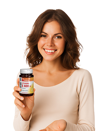 Vitamina E naturala 400 UI - 60 capsule gelatinoase